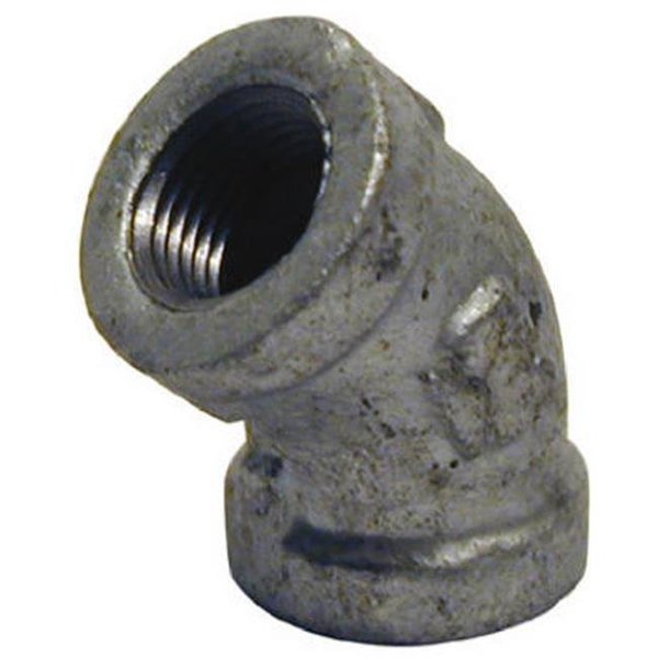 Pannext Fittings Pannext Fittings G-L4520 2 in. Galvanized 45 Degree Equal Elbow 447083
